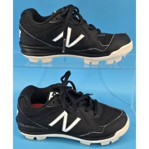 New Balance Little Kids Baseball Cleats Sz 11 Black Junior All-Star Tee Ball